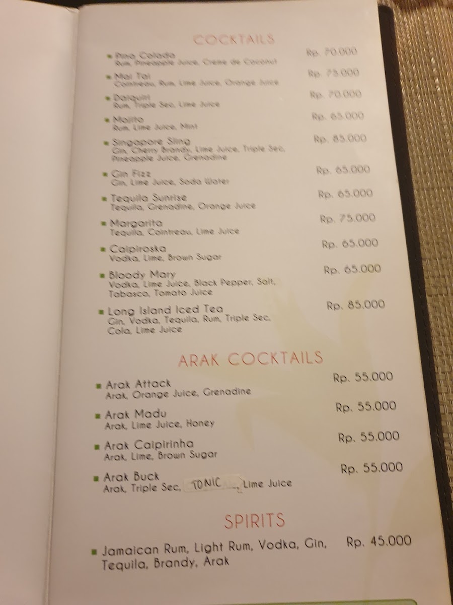 Menu Mona Lisa Restaurant-6