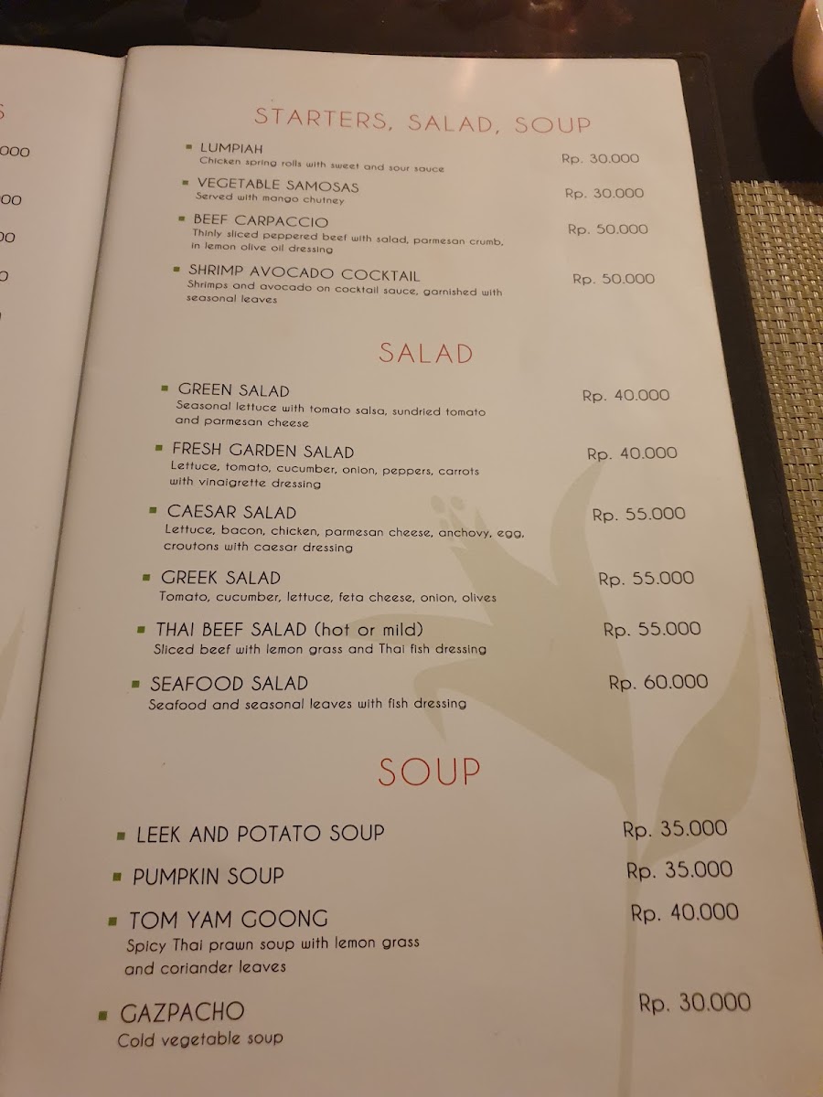 Menu Mona Lisa Restaurant-7